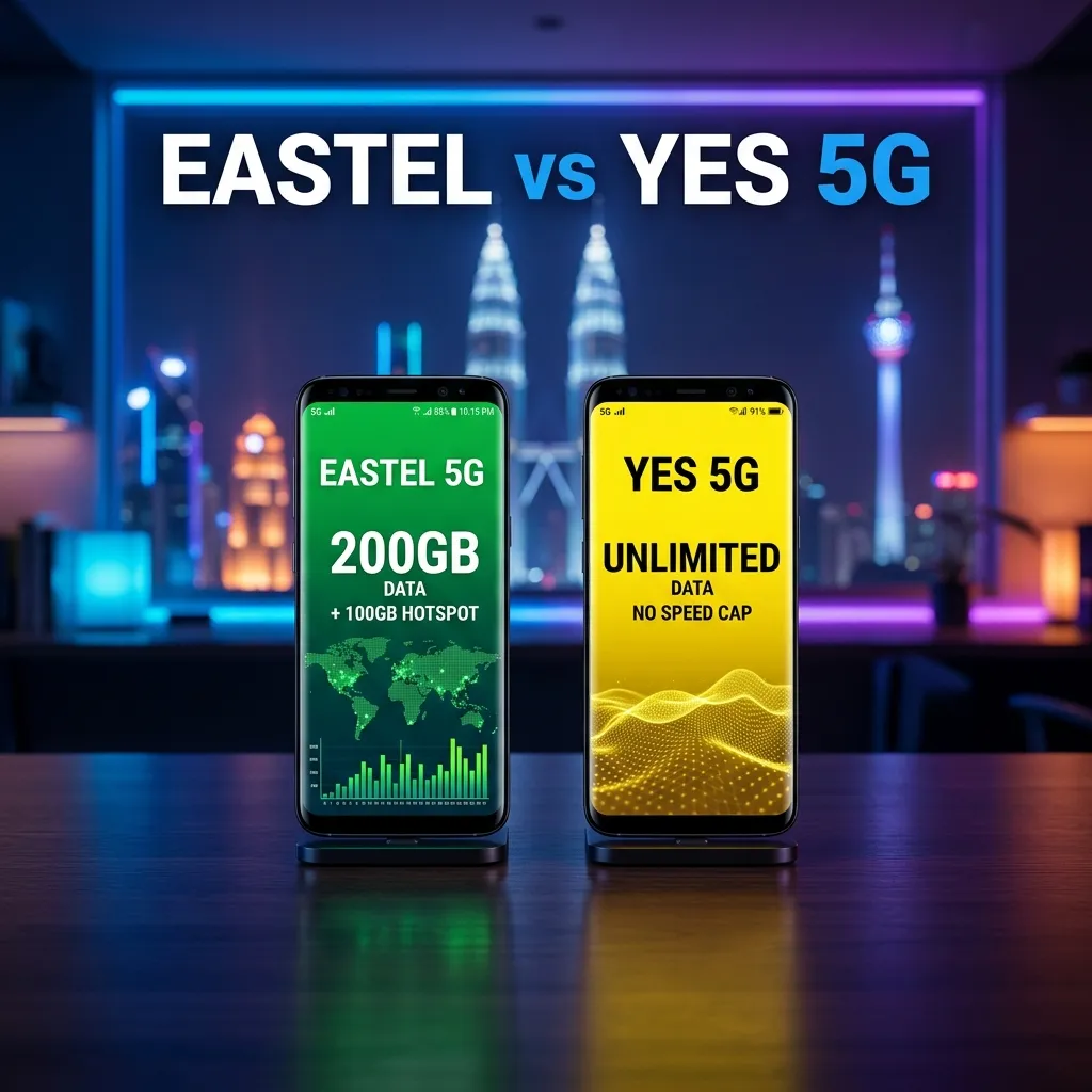 Eastel vs Yes 5G: Perbandingan Jujur Pelan Internet 5G Malaysia 2026